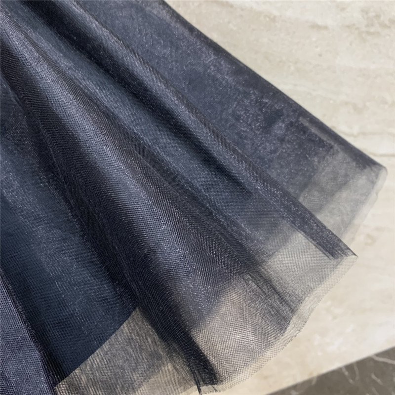 M1um1u bow handmade beaded mesh halterneck dress