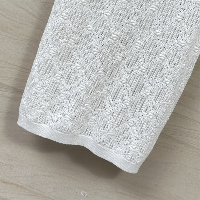 Ch**el hollow crochet knitted vest top