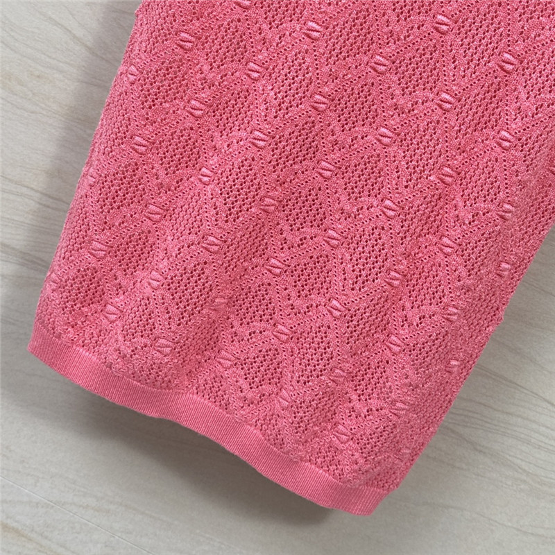 Ch**el hollow crochet knitted vest top