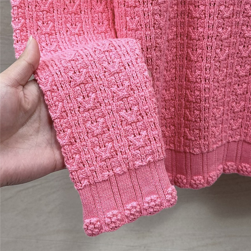 Chanel hollow embossed braided top