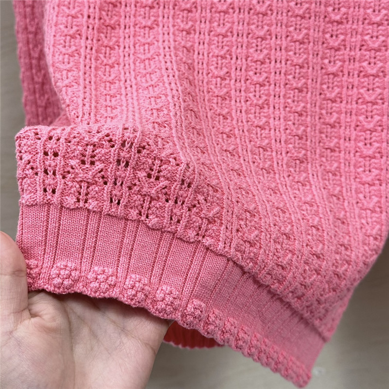 Chanel hollow embossed braided top