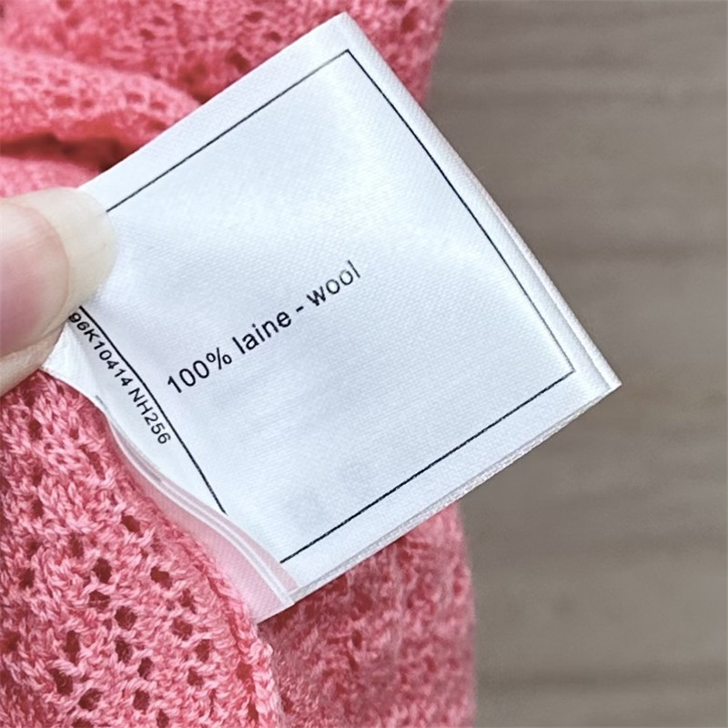 Ch**el pink short sleeve crew neck top