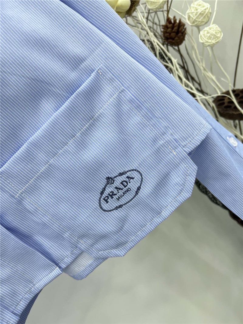 Pra*a spring and summer new cotton shirt