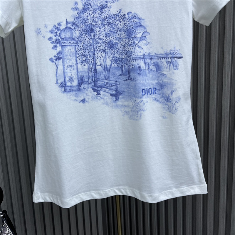 D10r embroidered printed t-shirt