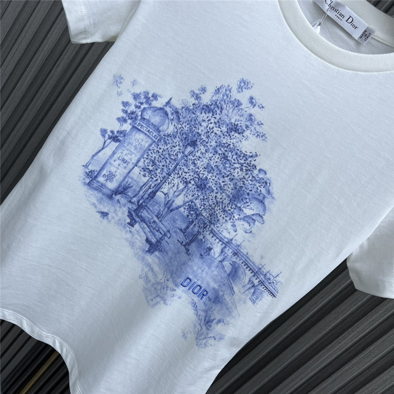 D10r embroidered printed t-shirt