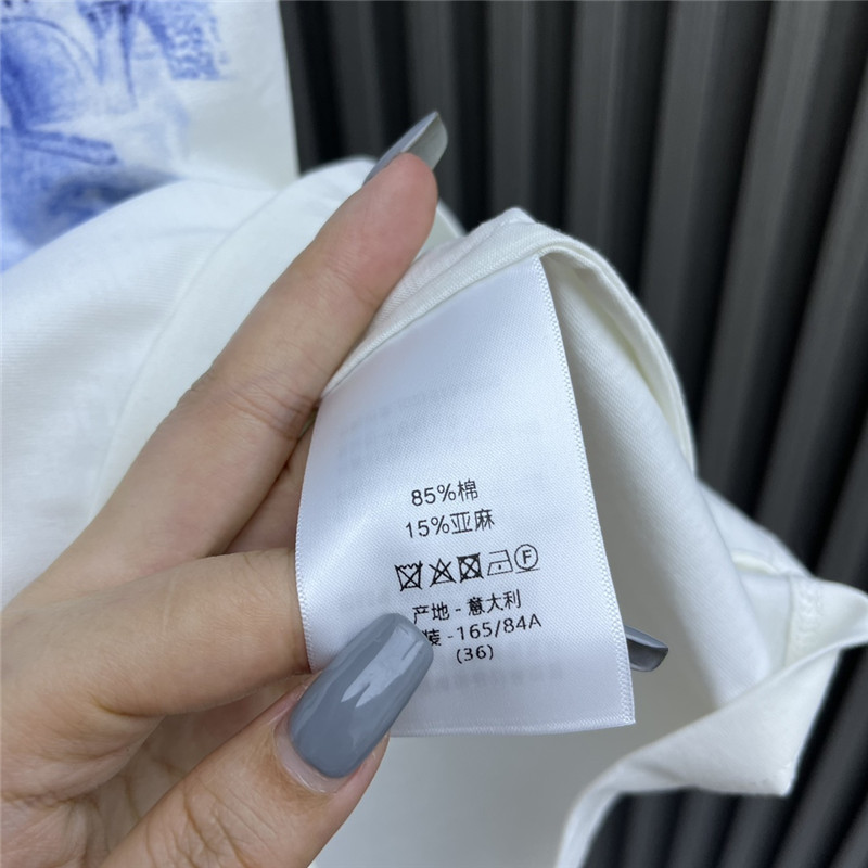 D10r embroidered printed t-shirt