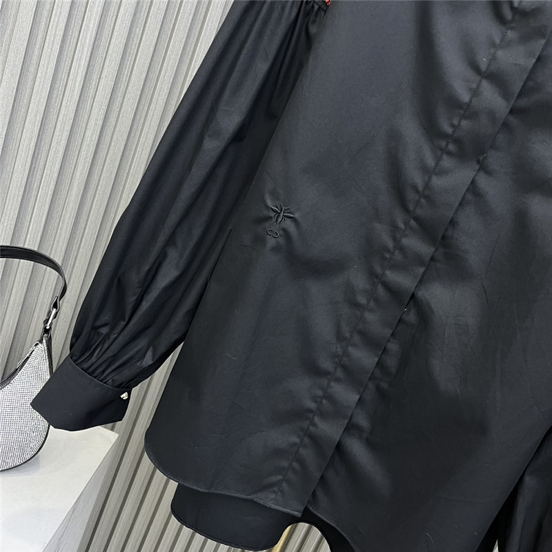 D10r small stand collar heavy industry palace shirt