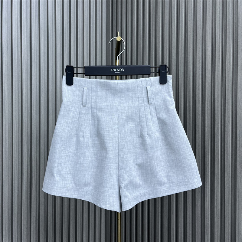 prada high waist catwalk shorts