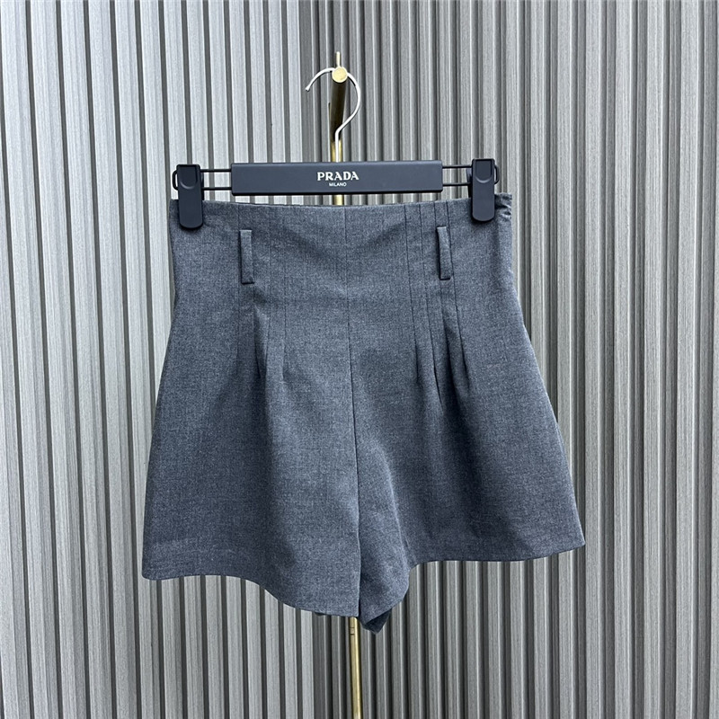 prada high waist catwalk shorts