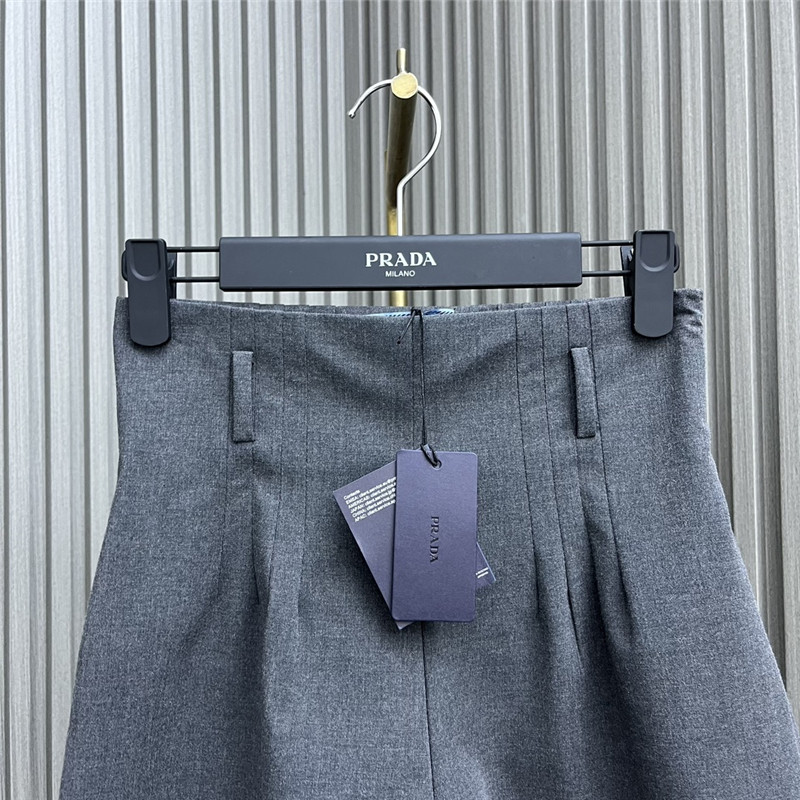 prada high waist catwalk shorts