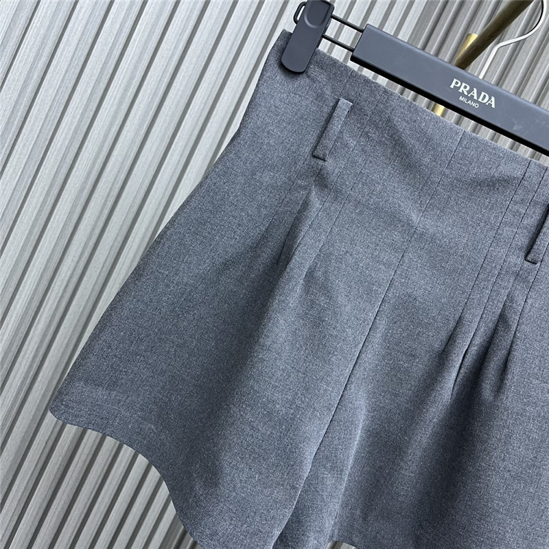 prada high waist catwalk shorts