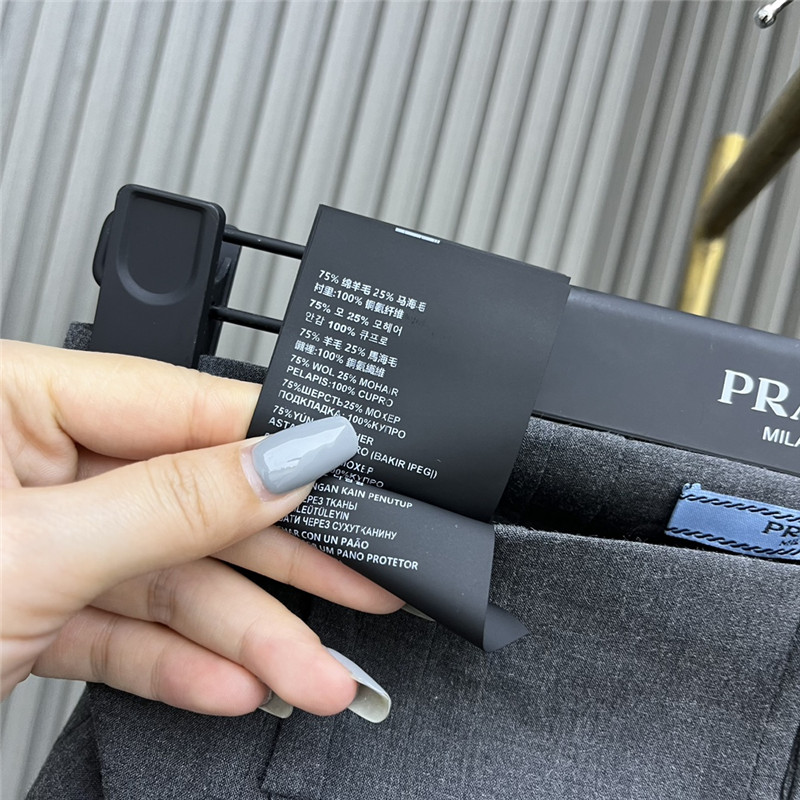 prada high waist catwalk shorts