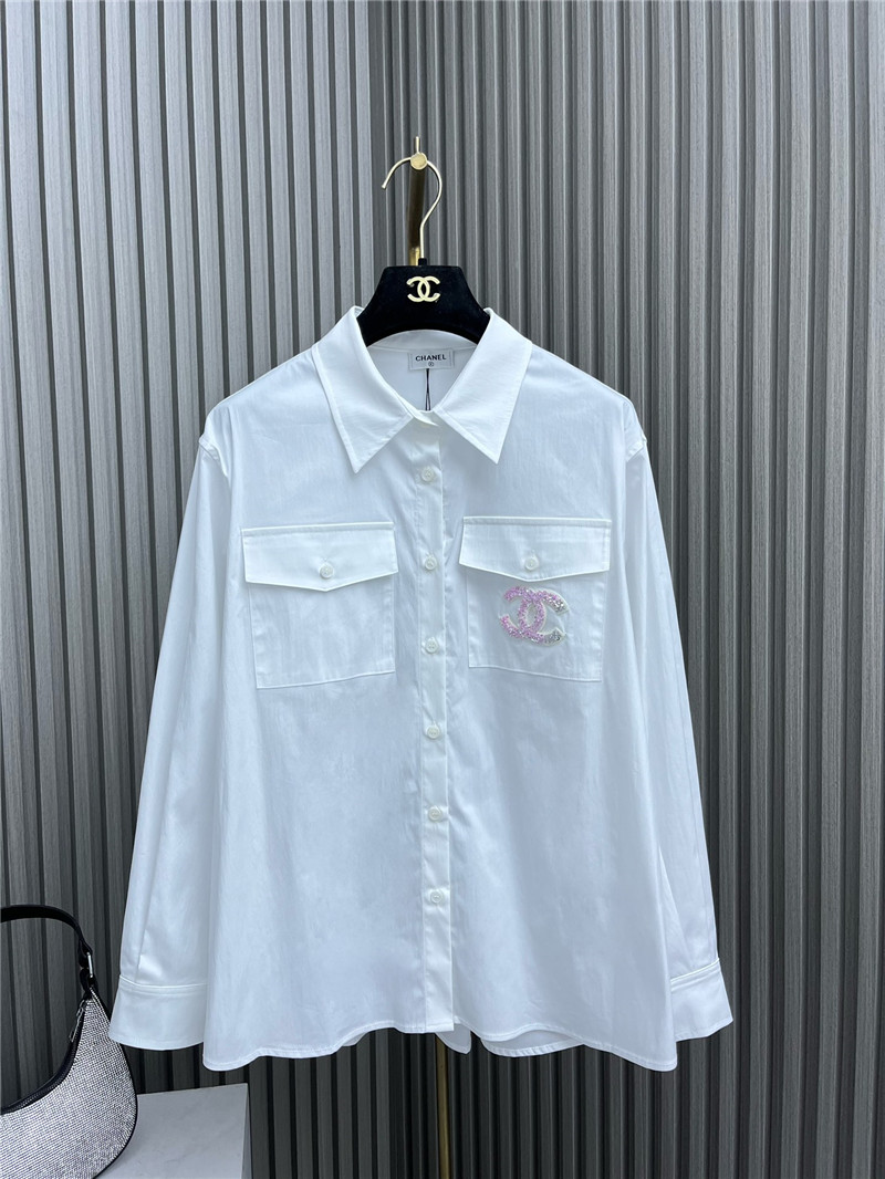 Chanel sequined pocket shirt