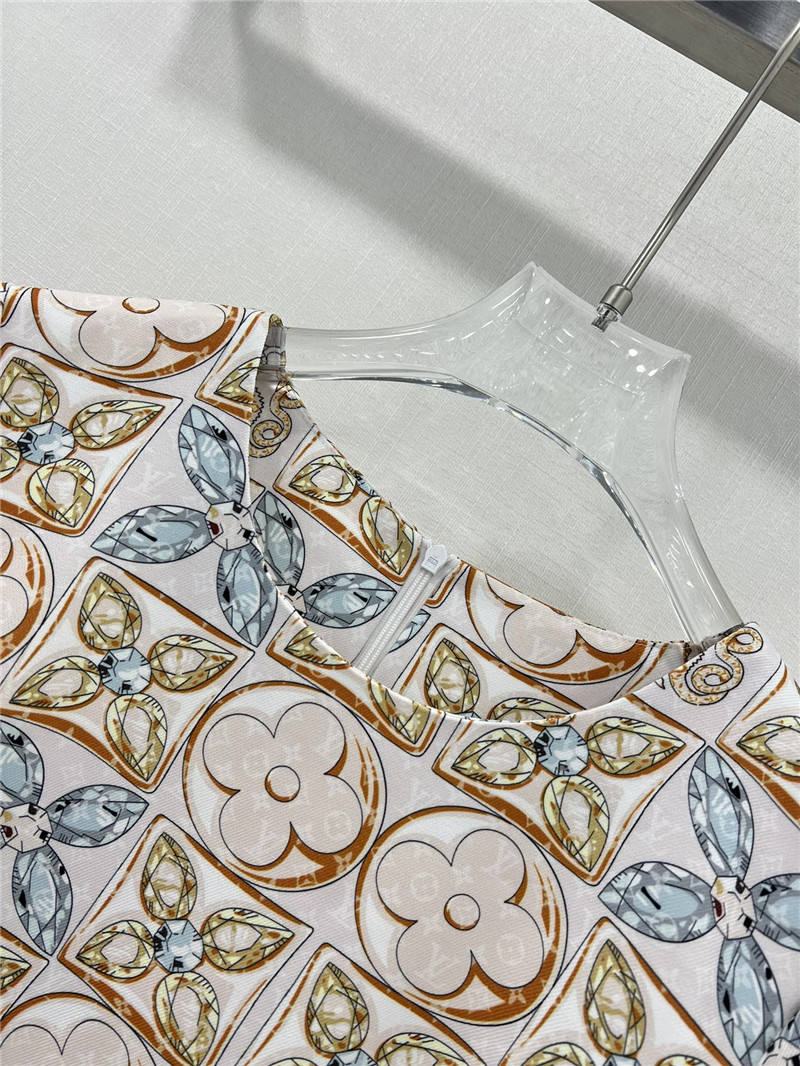 l0vis Vvtt0n lv premium printed dress