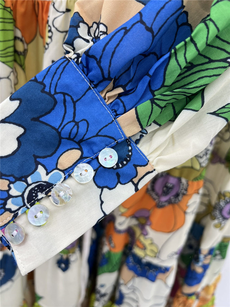 zimm lapel long sleeve dress