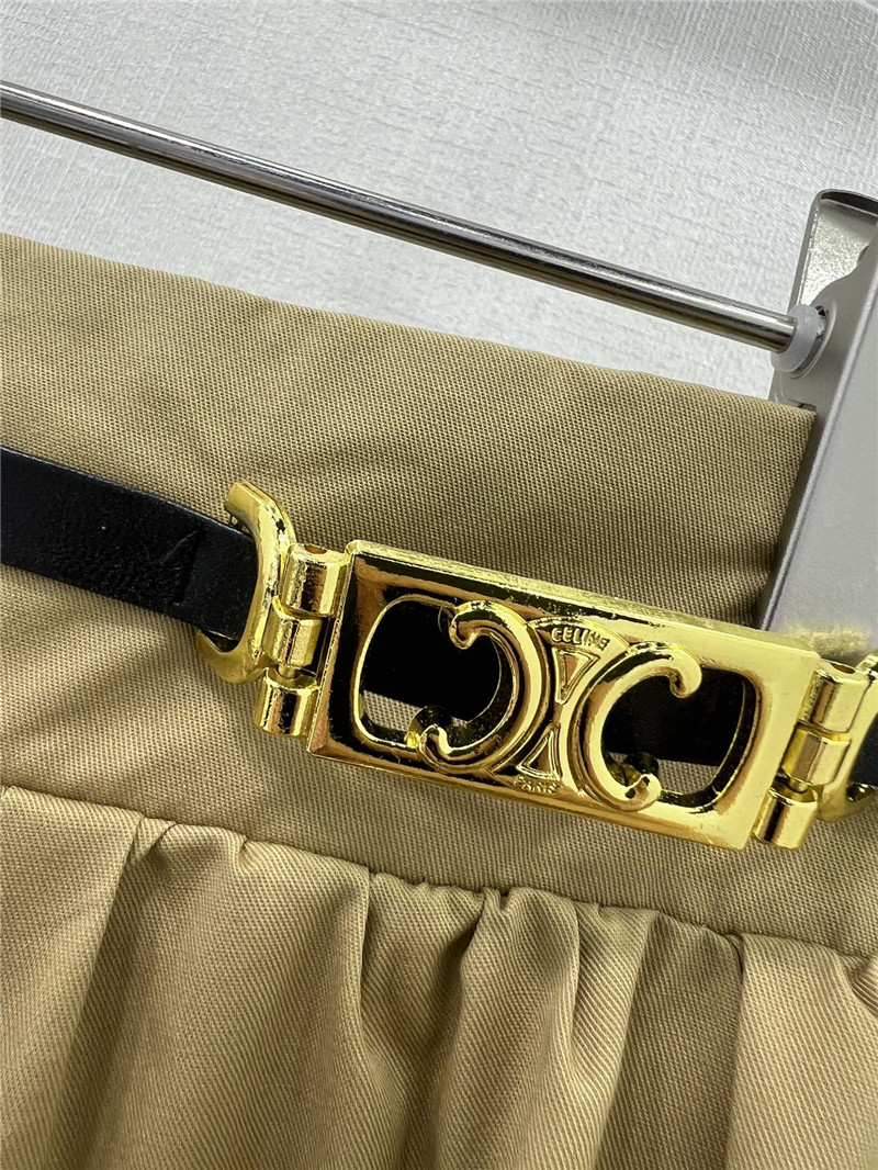 Ce1i*e new long waistband scalp skirt