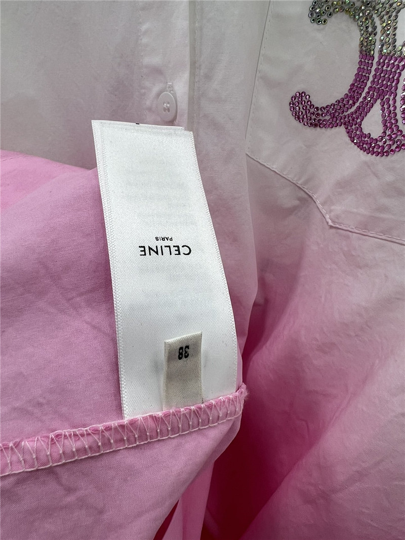 Ce1i*e high temperature rhinestone shirt