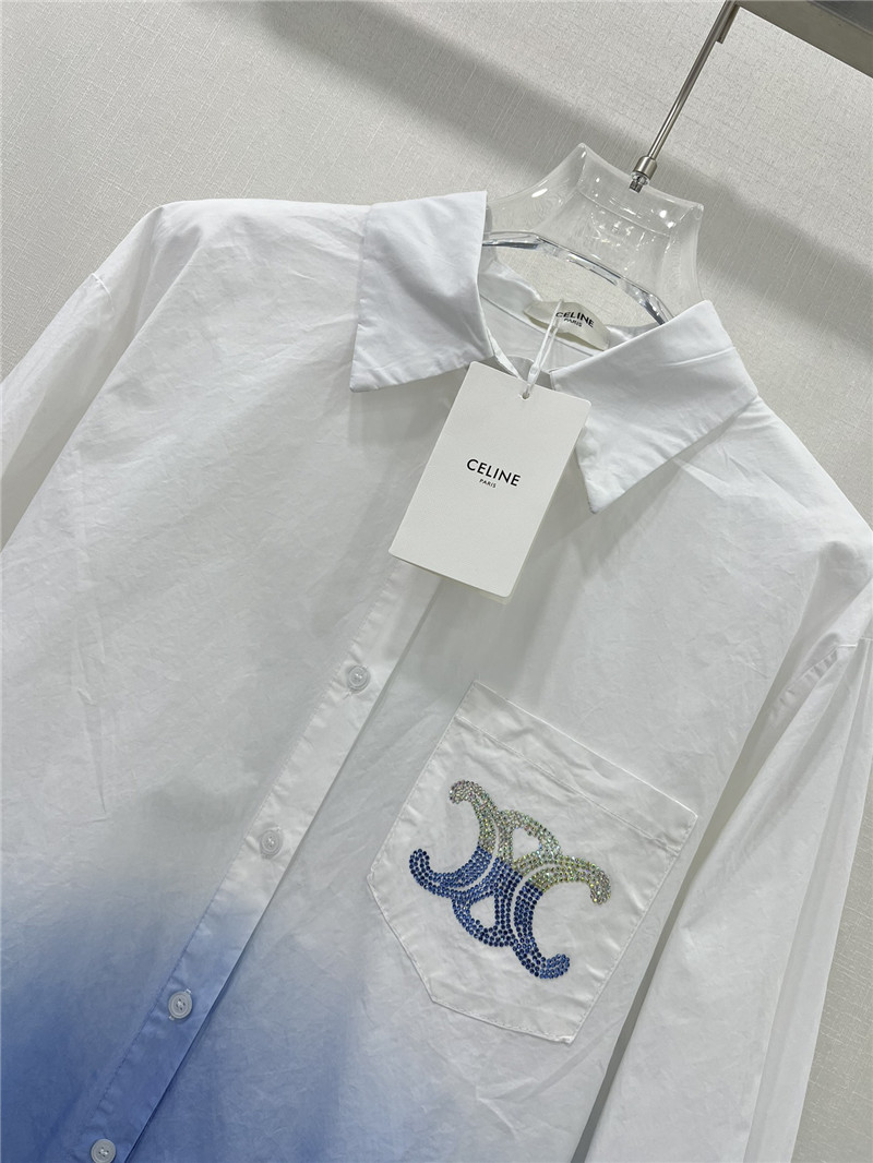 Ce1i*e high temperature rhinestone shirt