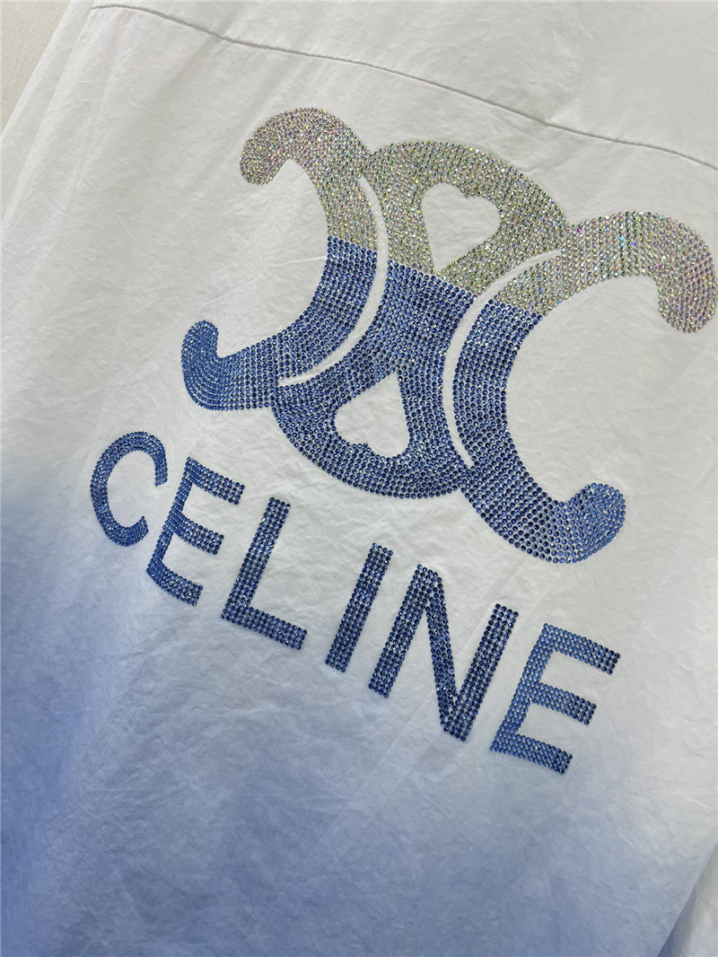 Ce1i*e high temperature rhinestone shirt