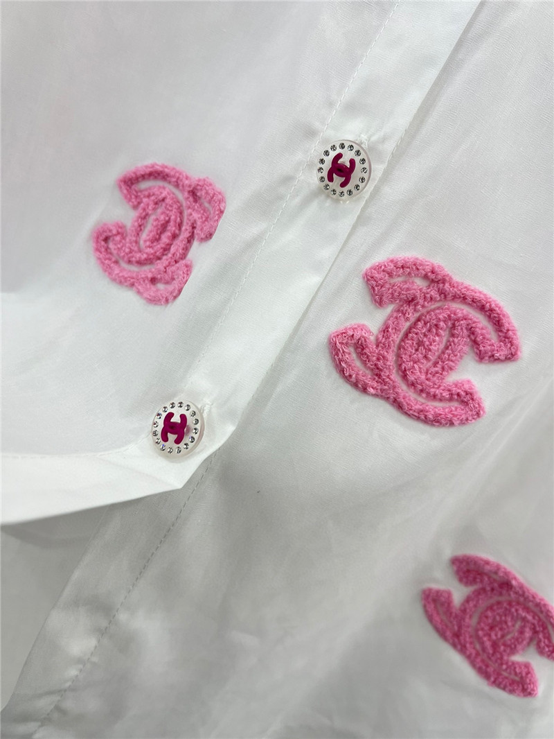 Ch**el contrast towel logo shirt