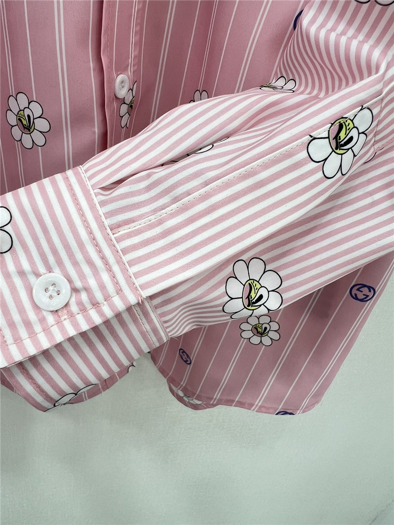 Gvc*1 spring floral print long sleeve shirt