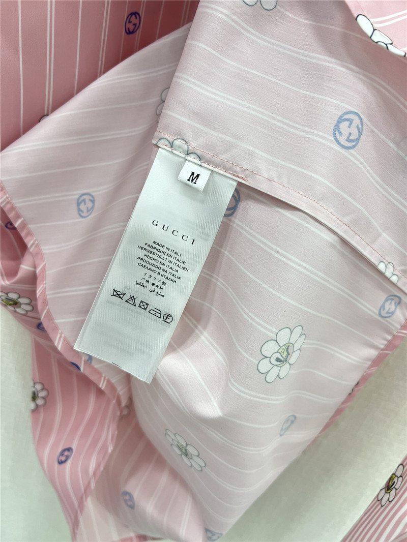 Gvc*1 spring floral print long sleeve shirt