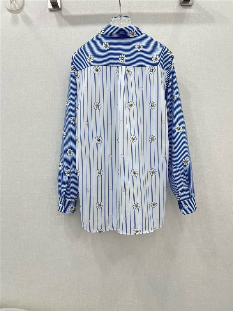 Gvc*1 spring floral print long sleeve shirt