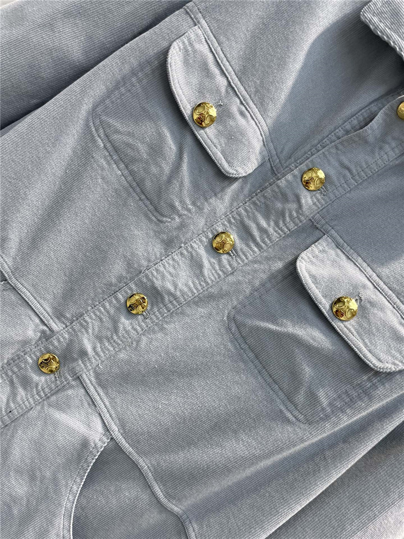 Ce1i*e vintage corduroy shirt jacket