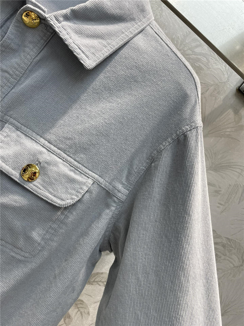 Ce1i*e vintage corduroy shirt jacket