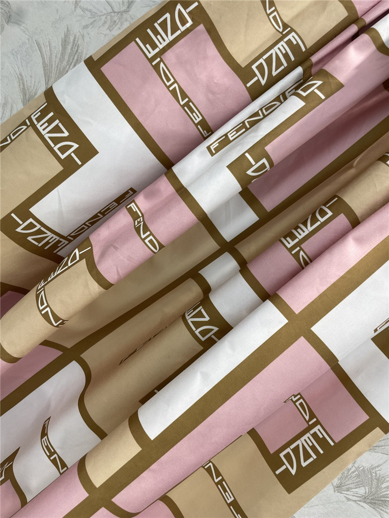 F**di color block double f skirt