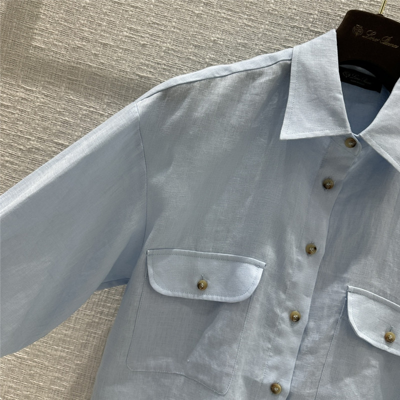 L0r0 P1ana new linen shirt
