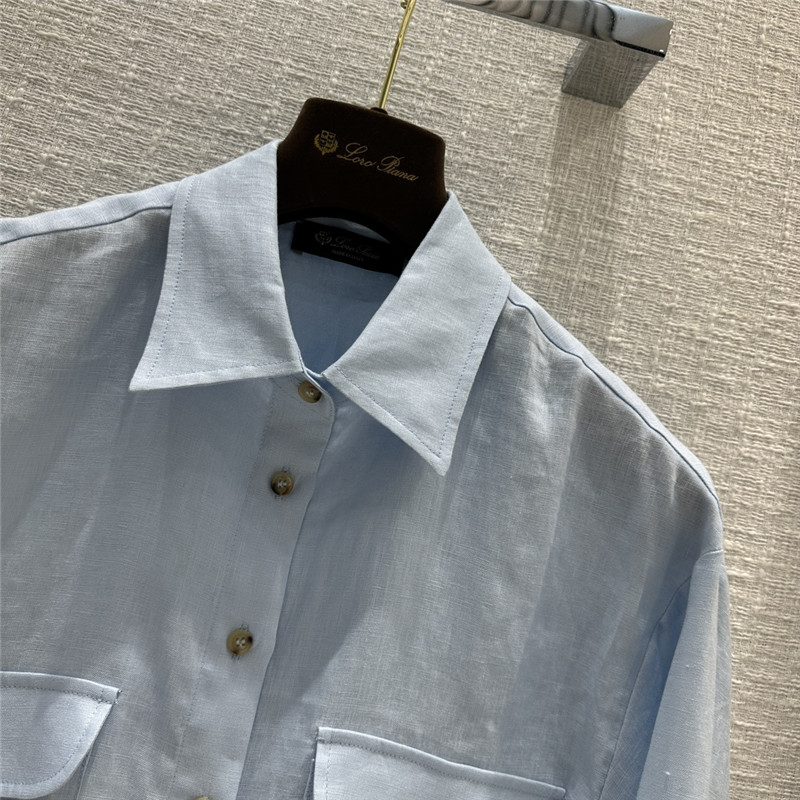 L0r0 P1ana new linen shirt