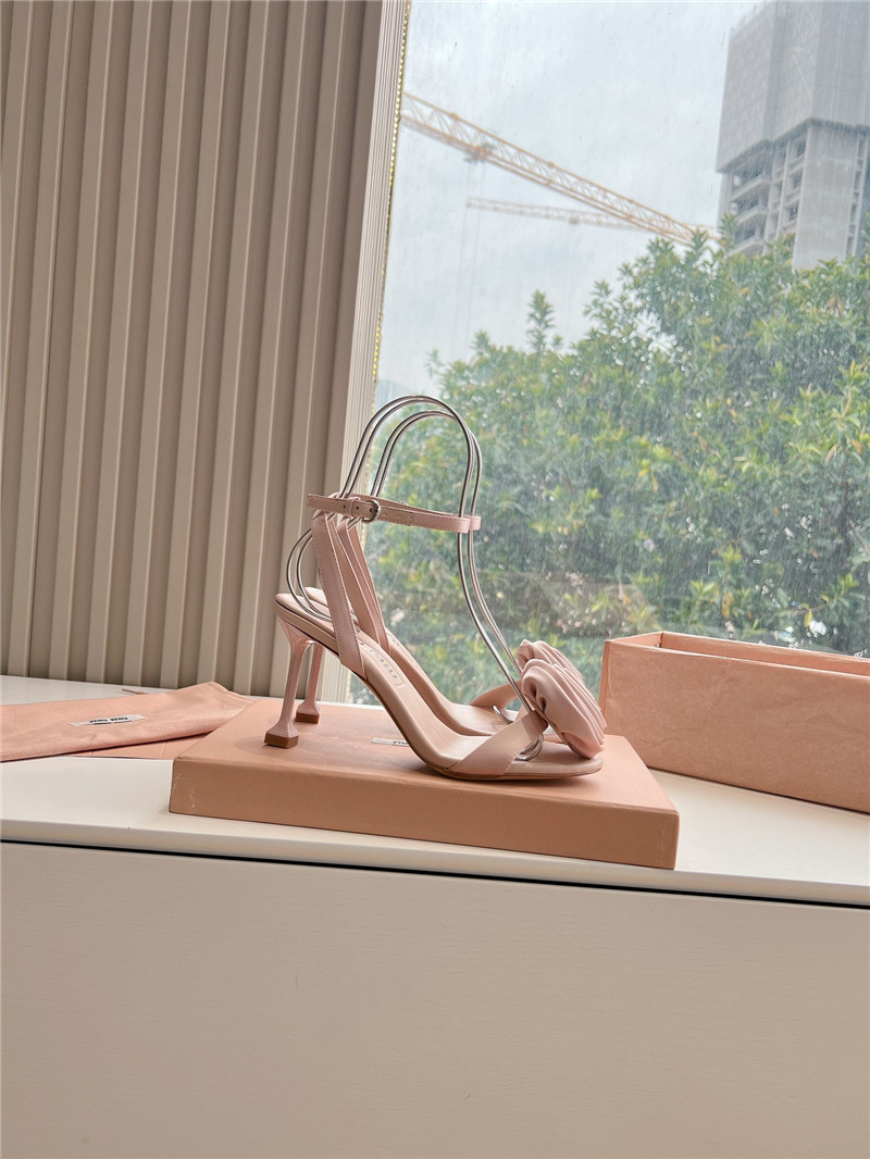 miumiu rose high heels