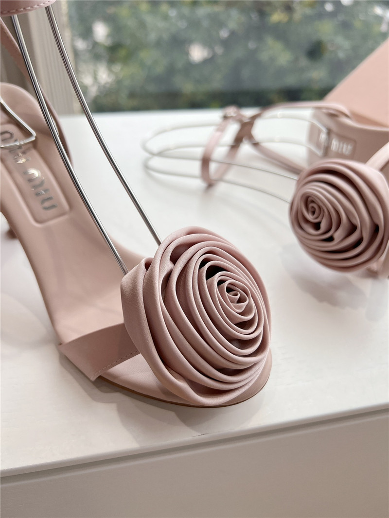 miumiu rose high heels