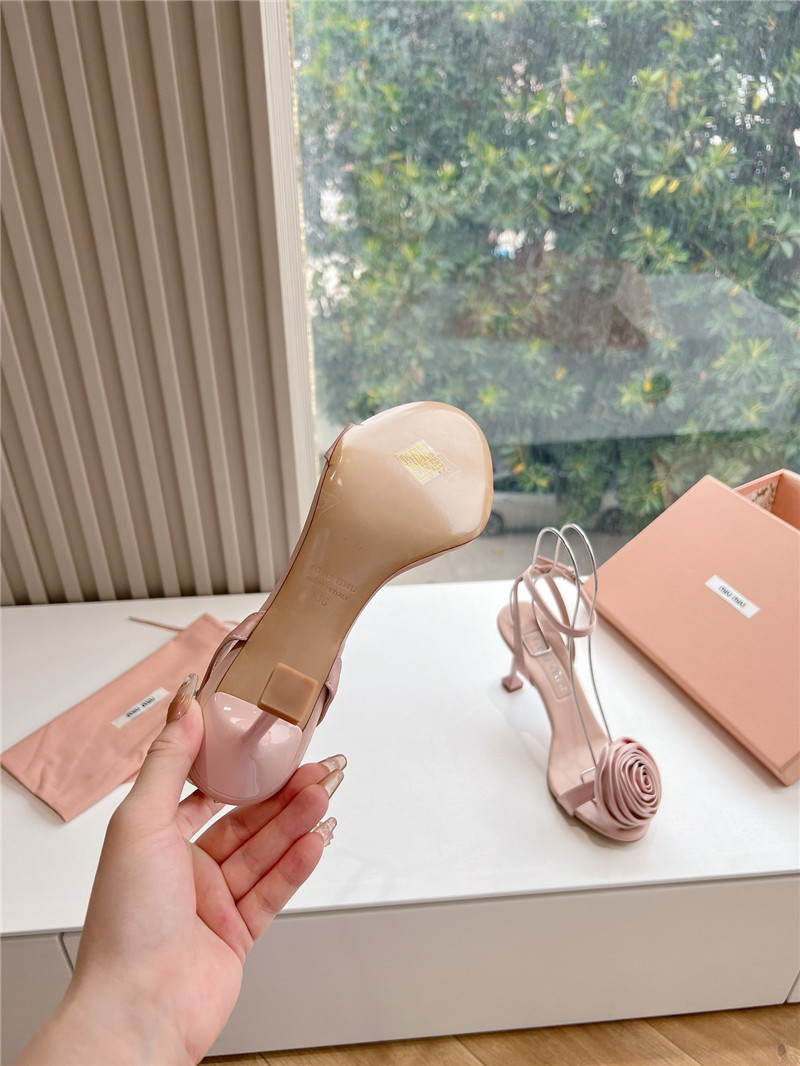 miumiu rose high heels