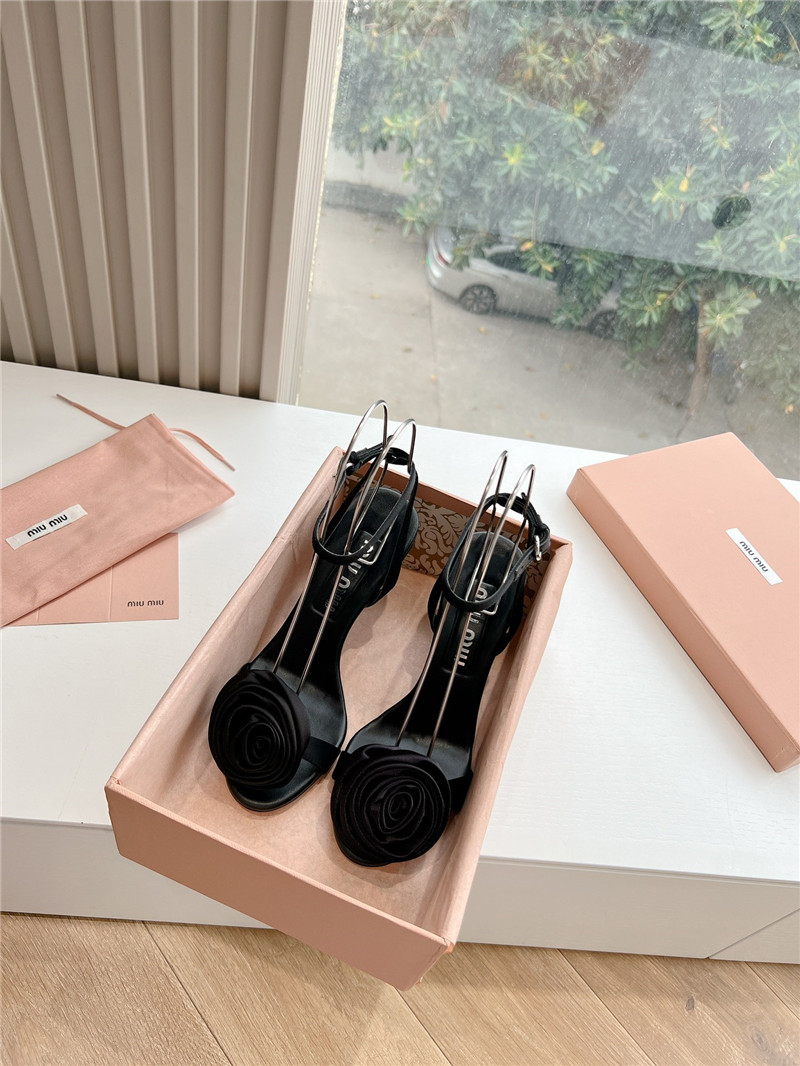miumiu rose high heels
