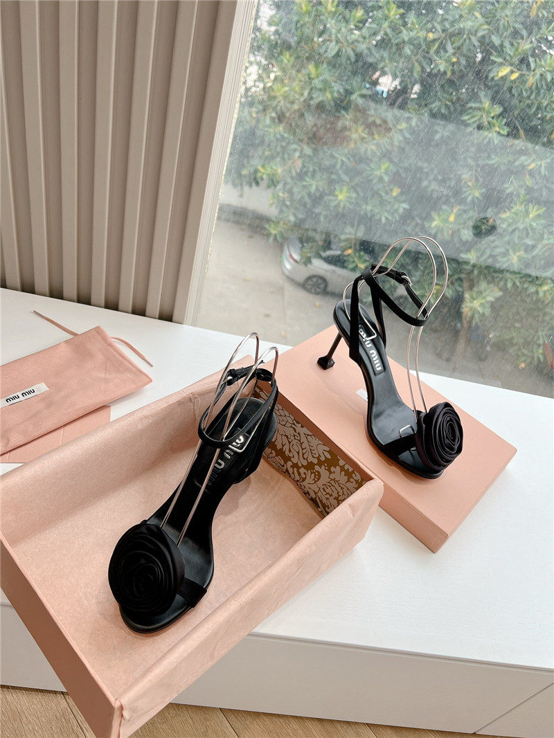 miumiu rose high heels