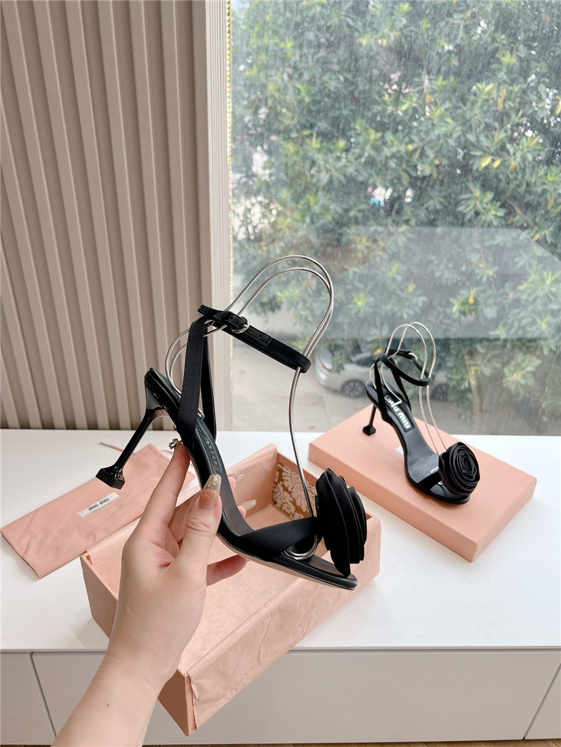 miumiu rose high heels