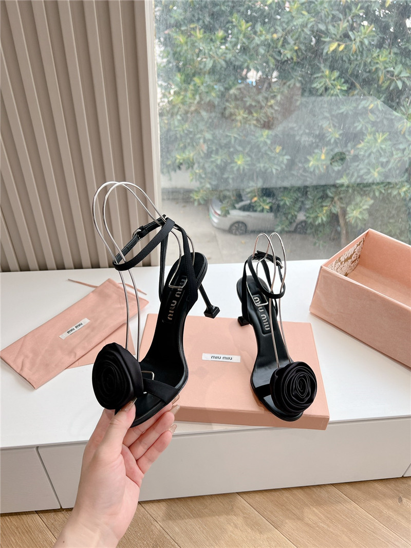 miumiu rose high heels