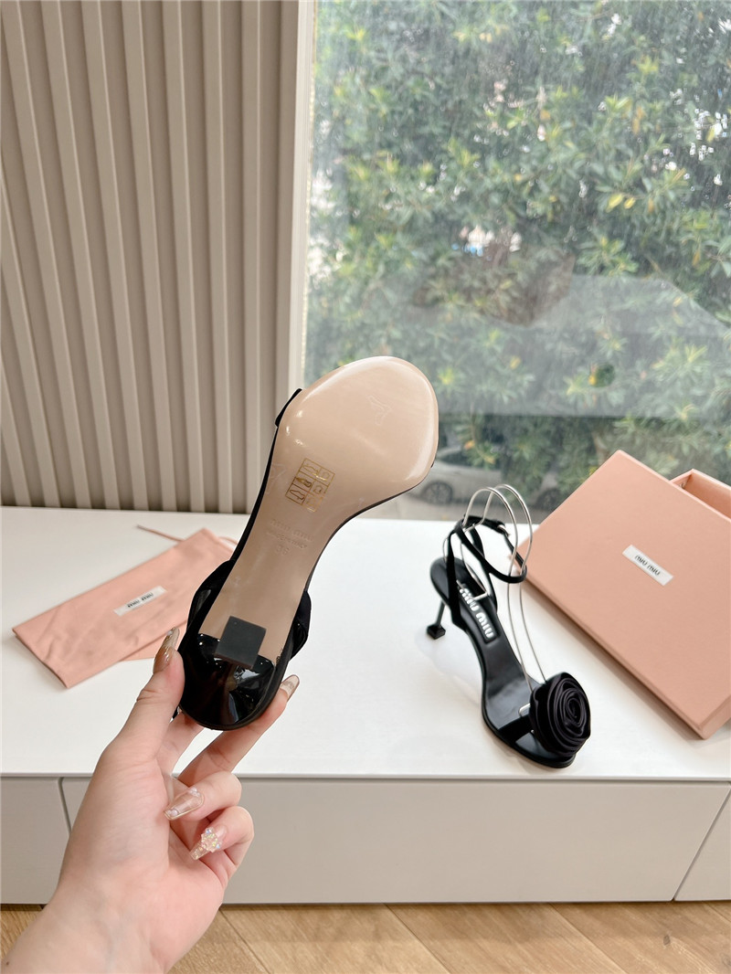 miumiu rose high heels