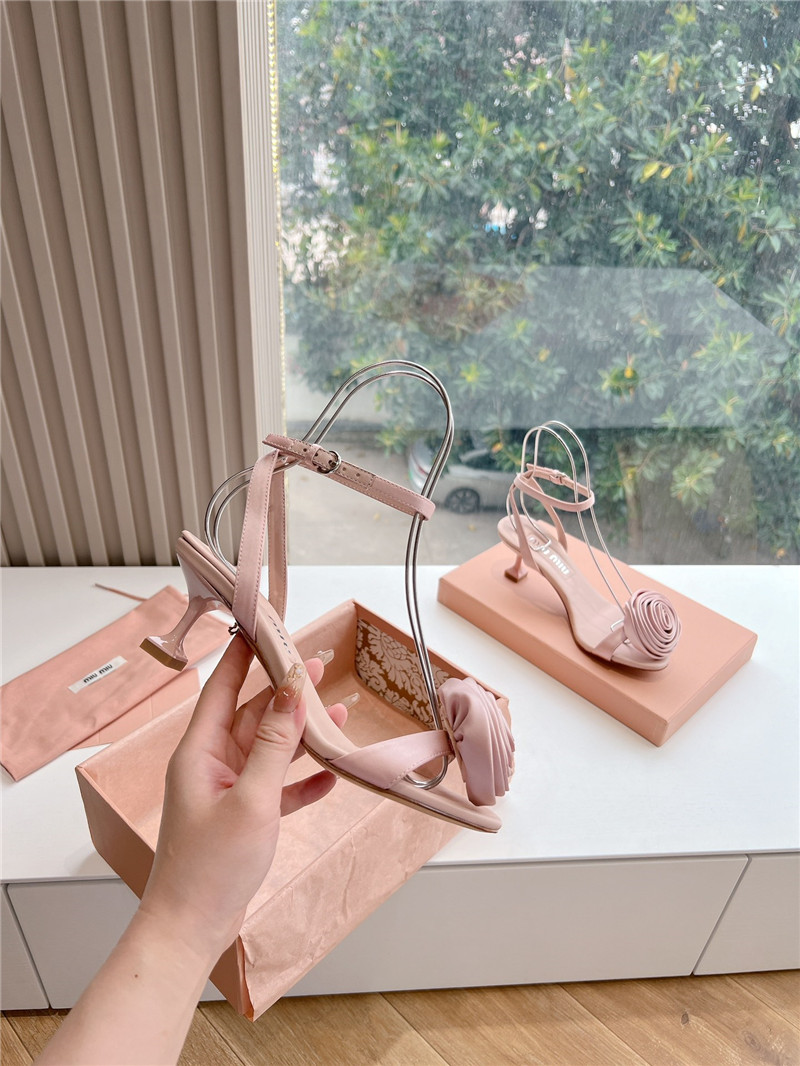 miumiu rose high heels