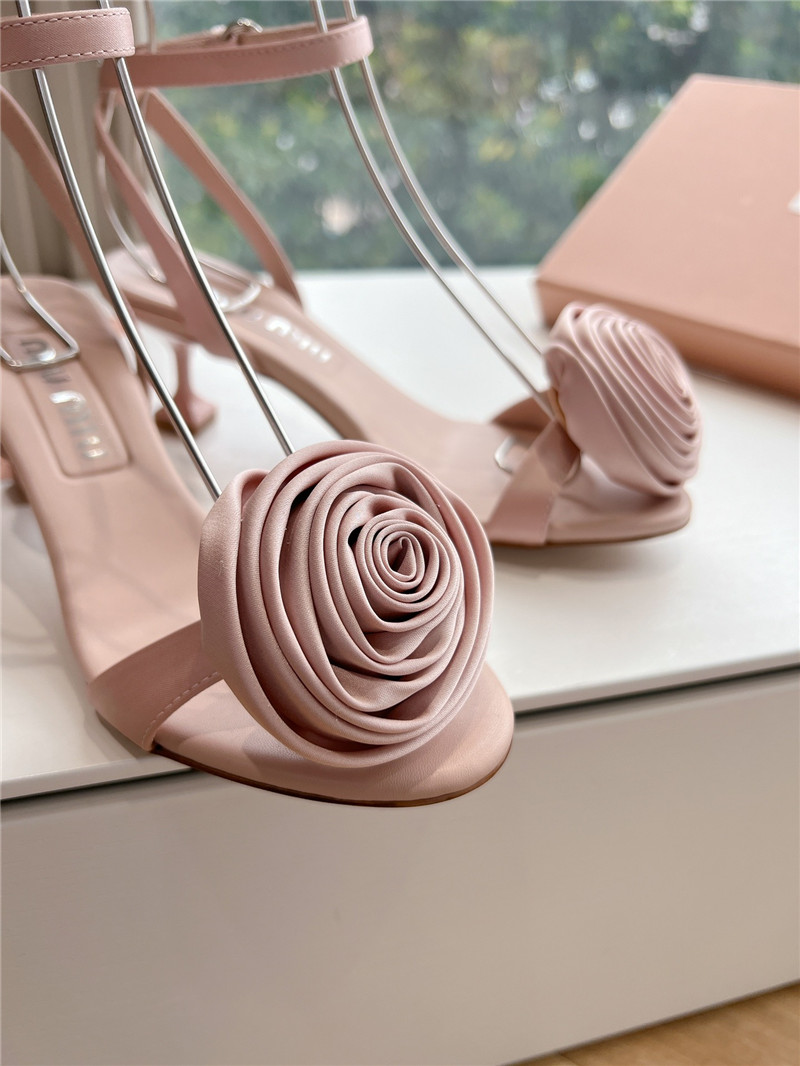 miumiu rose high heels