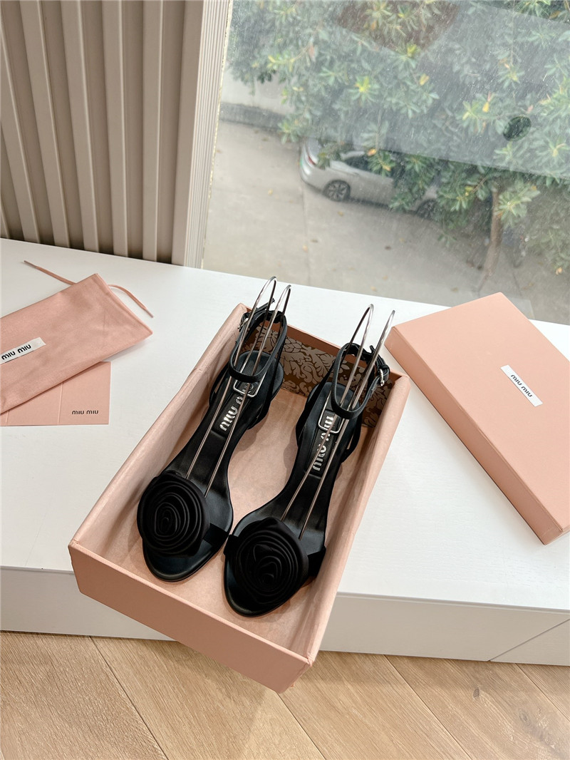 miumiu rose high heels