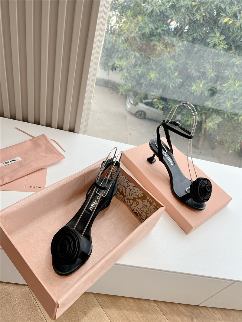 miumiu rose high heels