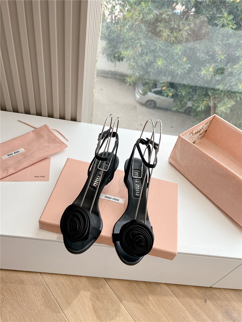miumiu rose high heels
