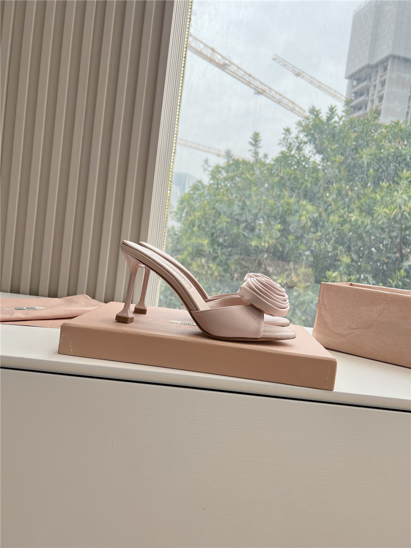 miumiu rose high heels