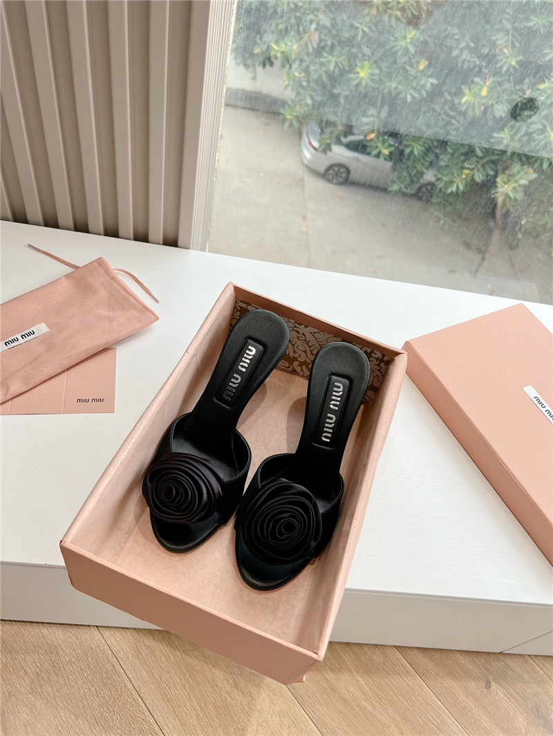 miumiu rose high heels