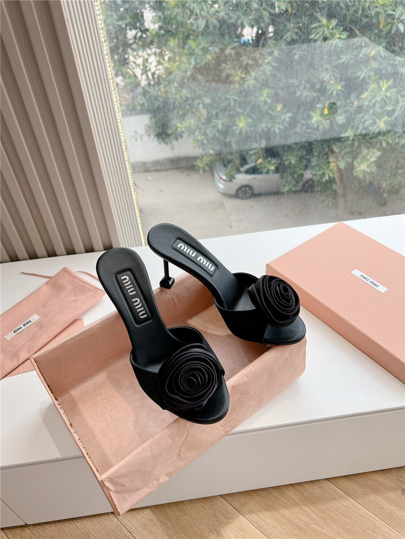 miumiu rose high heels