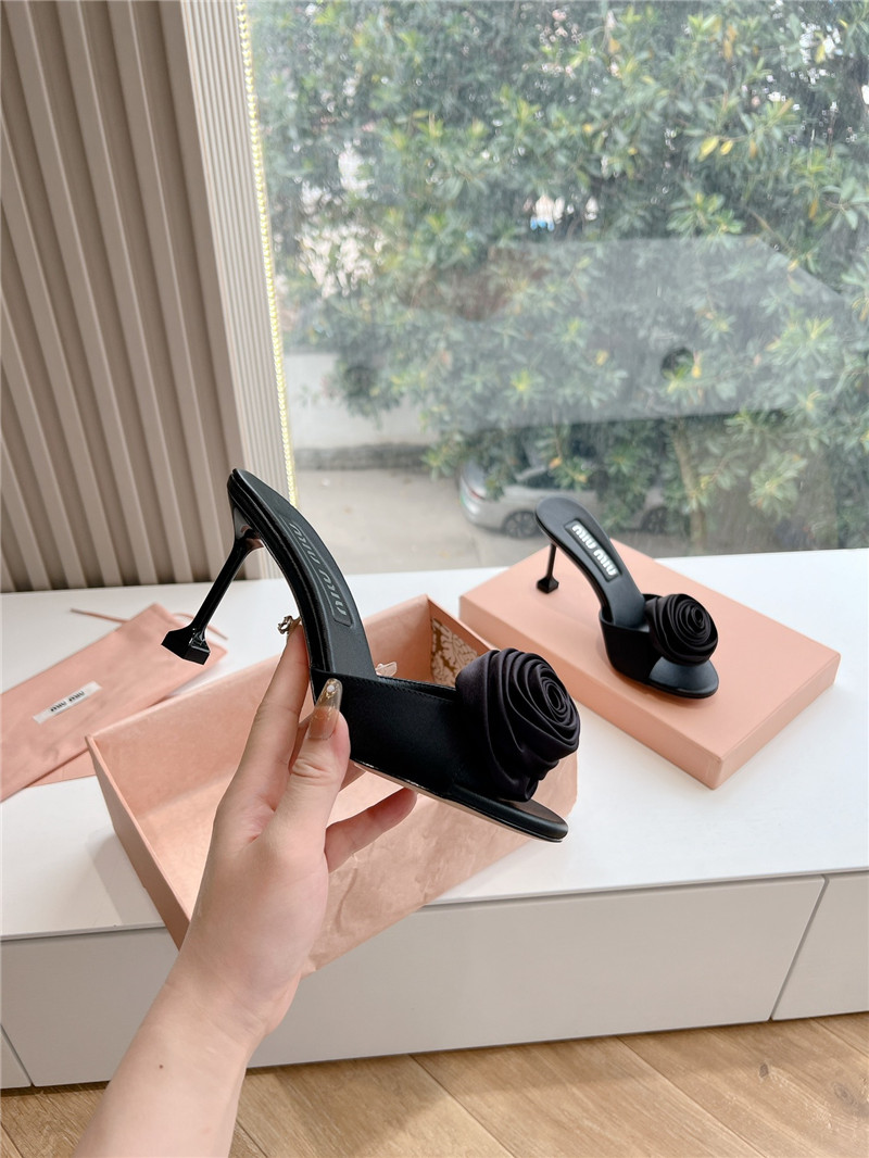 miumiu rose high heels