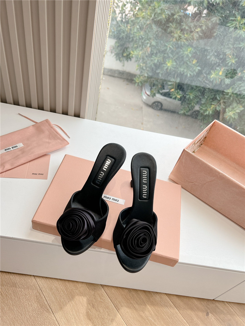 miumiu rose high heels